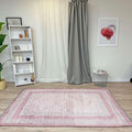 Alfa Rich 5x8 Mauve Lilac Washable Area Rugs by AlfaRichRugs