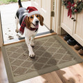 COSY HOMEER Non-Slip Door Mat 20"x32", Entryway Rugs Low Profile Absorbent Dirt by COSYHOMEER
