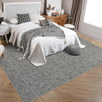 RUGSREAL Bedroom Area Rug 4x6 Modern Abstract Area Rug Stain Resistant Small - Image 2