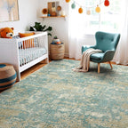 WITSHOCK Living Room Area Rugs 10x12：Modern Abstract Machine Washable Large Rug - Image 4
