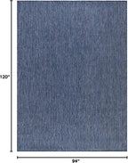 Beverly Rug Indoor Outdoor Rug 8x10, Washable Outside Carpet - Image 2