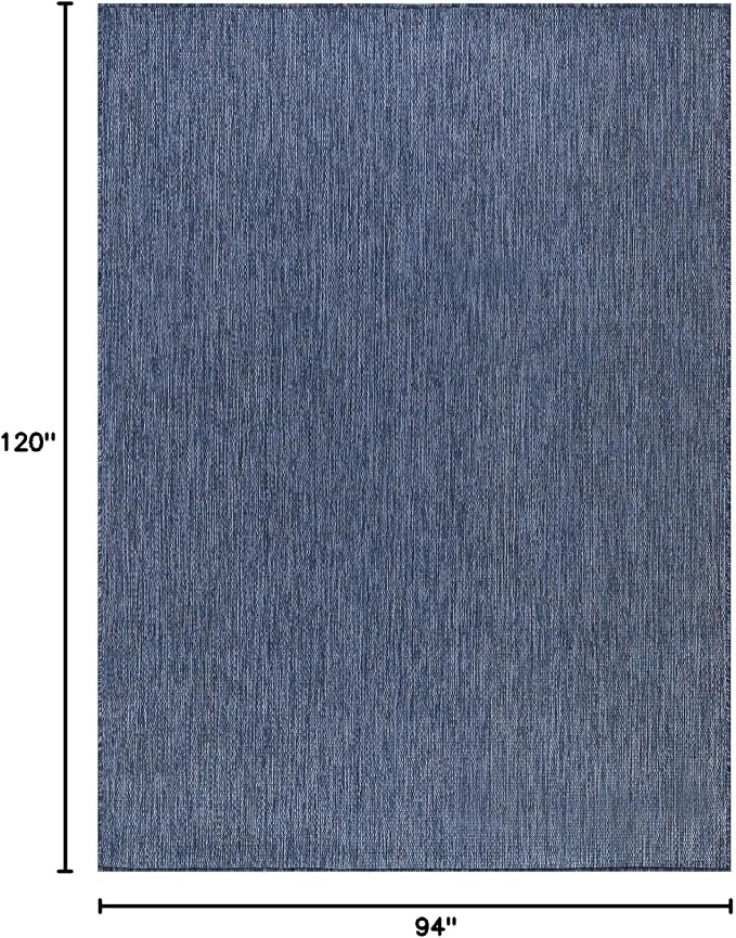 Beverly Rug Indoor Outdoor Rug 8x10, Washable Outside Carpet - Image 2