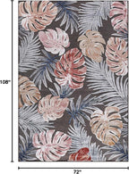 CAMILSON Indoor Outdoor Rug, Easy-Cleaning Non-Shedding Living Room, Garden and - Image 2