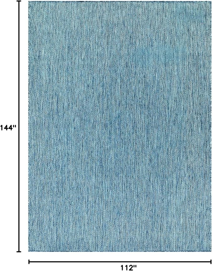 Beverly Rug Indoor Outdoor Rug 9x12, Washable Outside Carpet - Image 2