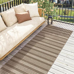 Lahome Striped Easy Jute 2x6 Runner Rug, Farmhouse Kitchen Rugs Non Slip - Image 3