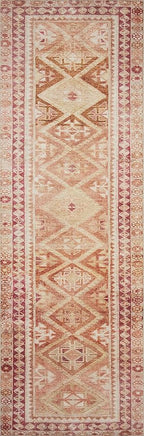 Loloi Layla Collection LAY-16 Natural/Spice 2'-0" x 5'-0" .13" Thick Accent Rug - Image 5
