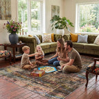 Kokia Abstract Area Rugs 8x10 Bedroom Soft Living Room Rugs Washable Distressed - Image 7
