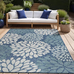 Beverly Rug Outdoor Rug 6x9 Modern Exotic Tropical Leaf Area Rugs - Image 5