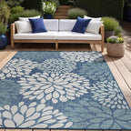 Beverly Rug Outdoor Rug 8x10 Modern Exotic Tropical Leaf Area Rugs - Image 7