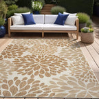 Beverly Rug Outdoor Rug 9x12 Modern Exotic Tropical Leaf Area Rugs - Image 8