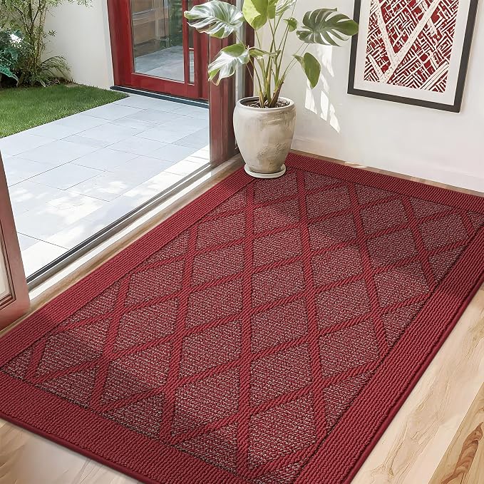 COSY HOMEER Non-Slip Door Mat 32"x48", Entryway Rugs Low Profile Absorbent Dirt - Image 9