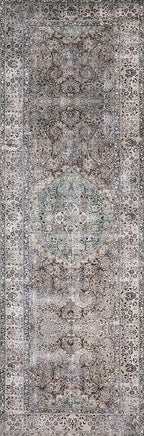 Loloi Layla Collection LAY-06 Taupe/Stone 2'-6" x 9'-6" .13" Thick Runner Rug - Image 7