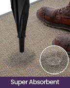 DEXI Ultra Thin Entryway Indoor Door Mat 32x48, Non Slip Rubber Backing Inside - Image 6