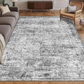 Washable Area Rug 9' x 12' Vintage Traditional Persian Mat by Unknown