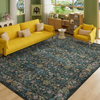 DUKINO 6x9 Rugs for Living Room, Vintage Washable Rug - Image 7