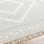 Mark&Day Wool Rugs, 4x6 Nishnabotny Cottage Light Gray Area Rug, Bedroom or - Image 7