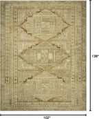 Loloi Magnolia Home by Joanna Gaines Sinclair Collection SIN-02 Khaki/Tobacco - Image 2