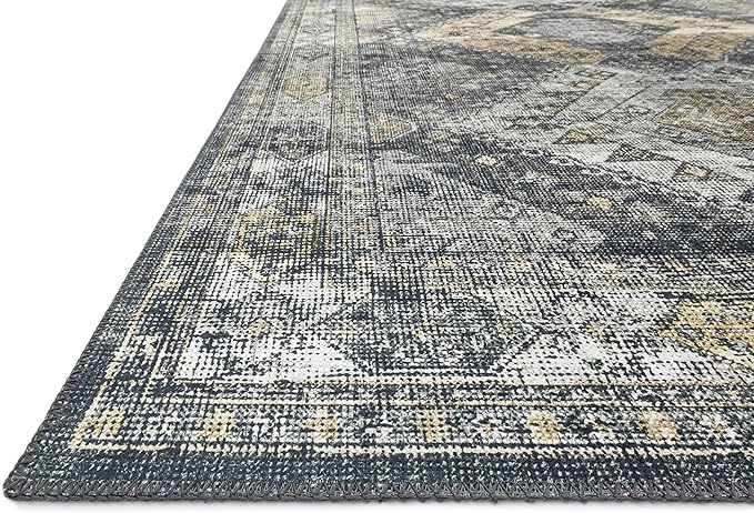 Loloi Skye Collection SKY-09 Graphite/Silver 9'-0" x 12'-0" Area Rug - Image 3