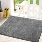 PURRUGS Dirt Trapping Door Mat 34" x 59", Non-Slip Machine Washable Entry Rug by PURRUGS
