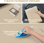 EARTHALL Washable Area Rugs 5x7 Ft Non Slip Living Room Rugs Cotton Dining Room - Image 4