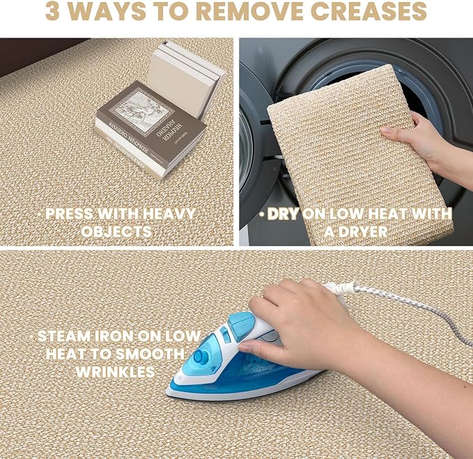 EARTHALL Washable Runner Rug 3x8 Ft Non Slip Runners - Image 4