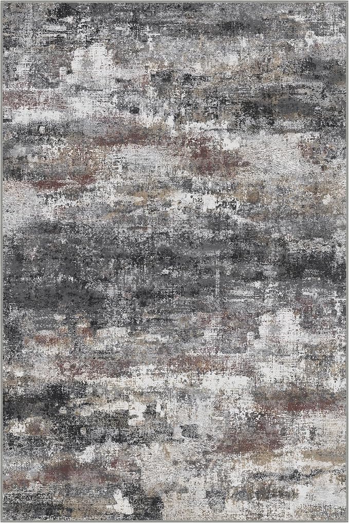 GENIMO No Crease Non Slip 6x9 Area Rugs - Image 9