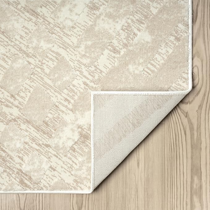Abani Terra Cream Area Rug for Living Room, Bedroom - Image 4