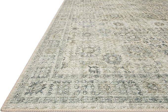 Loloi Skye Collection SKY-14 Natural/Sage 9'-0" x 12'-0" Area Rug - Image 4