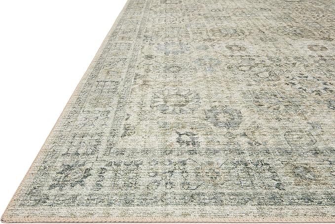 Loloi Skye Collection SKY-14 Natural/Sage 7' x 9' Oval Area Rug - Image 4