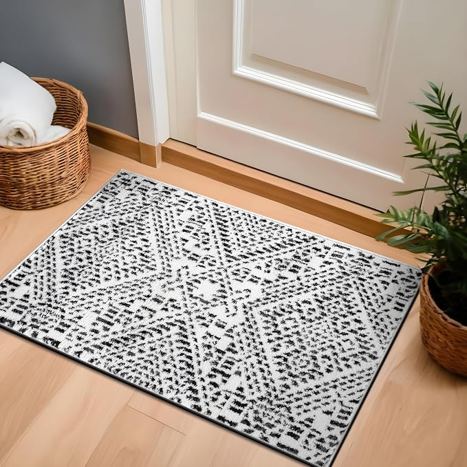 Rugshop Boho Cream Tribal Area Rug 2x3 – Modern Indoor Carpet - Image 7