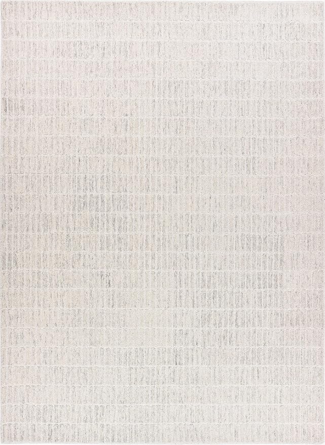 Hand-Tufted 100% Wool Area Rug – Unique Modern Geometric Grid Pattern, Soft by RestorationandRenovation