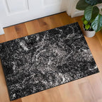 Rugshop Abstract Marble Shag Area Rug Anthracite Dark Gray 2' x 3' Ideal by Rugshop