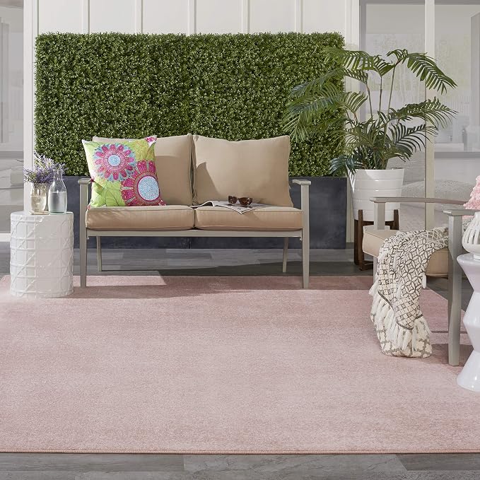 Nourison Home Nourison Essentials Pink 8' x 10' Area Rug - Image 5