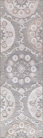 CAMILSON Runner Outdoor Rugs Oriental Retro Traditional Floral Medallion Area - Image 3