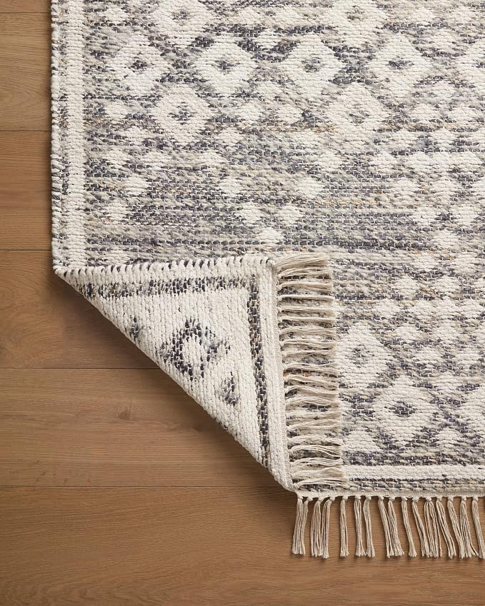Loloi Angela Rose Rivers Collection RIV-01 Denim/Ivory 9'-3" x 13' Reversible - Image 8