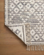 Loloi Angela Rose Rivers Collection RIV-01 Denim/Ivory 3'-6" x 5'-6" Reversible - Image 8