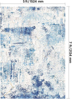 VEVOR 5 x 7 ft Area Rug Large Washable Rug Non-Slip and Tear-Resistant Soft - Image 2
