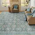 WITSHOCK Living Room Area Rugs 12x15: Soft Non-Slip Backing Washable Rugs by WITSHOCK