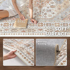 zesthome 12x15 Area Rugs, Large Washable Rug, Ultra-Thin Stain Resistant Rugs - Image 6
