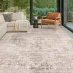 Beige & Brown 5x8 Area Rugs for Bedroom - Image 3