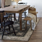 RUGGABLE Washable Vintage Area Rug – Verena Dark Wood 5x7, Stain-Resistant - Image 2