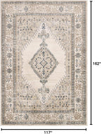 Loloi Teagan Collection TEA-02 Oatmeal/Ivory 9'-9" x 13'-6" Area Rug, Soft - Image 2
