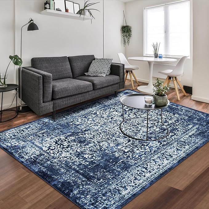 vivorug 8x10 Area Rugs, Stain Resistant Washable Rug - Image 3