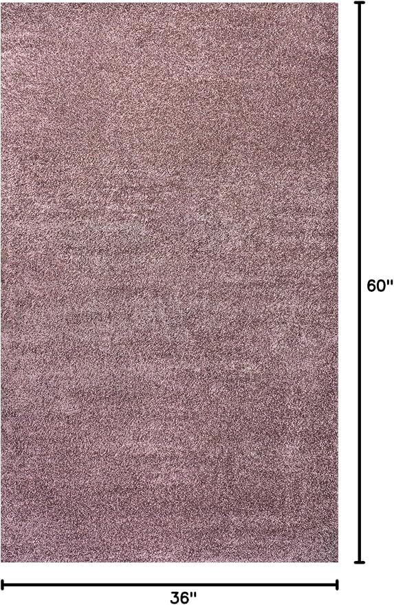 Eyely UES100R-3 Supersoft Haze Solid Low-Pile Indoor Area Rug - Image 2