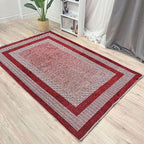 Alfa Rich 4x6 Red Burgundy Washable Area Rugs - Image 5
