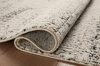 Loloi Darby Collection DAR-02 Oatmeal/Charcoal 9'-2" x 13' Area Rug - Image 6