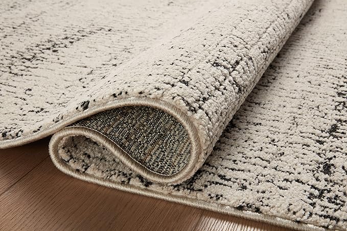 Loloi Darby Collection DAR-02 Oatmeal/Charcoal 9'-2" x 13' Area Rug - Image 6