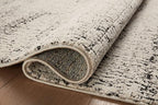 Loloi Darby Collection DAR-02 Oatmeal/Charcoal 11'-6" x 15' Area Rug - Image 5