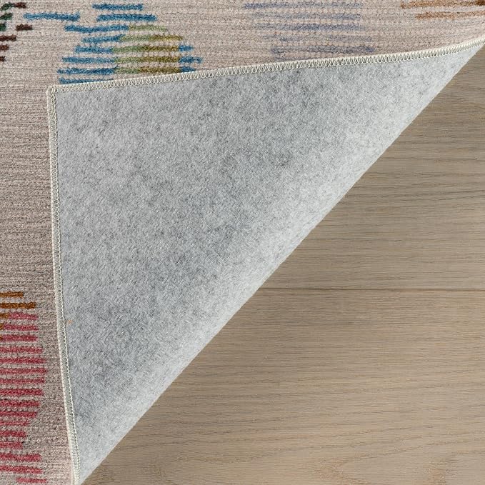 Dash & Albert Bloom Multi Machine Washable Rug, 7.5 X 9.5 Feet - Image 6