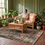 Kokia Abstract Area Rugs 8x10 Bedroom Soft Living Room Rugs Washable Distressed - Image 2